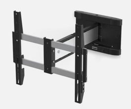 SMS Icon 3D Medium Soporte de Pared para Pantalla, Inclinación/Giro Flexible, Carga Máx. 25 kg, Aluminio/Negro