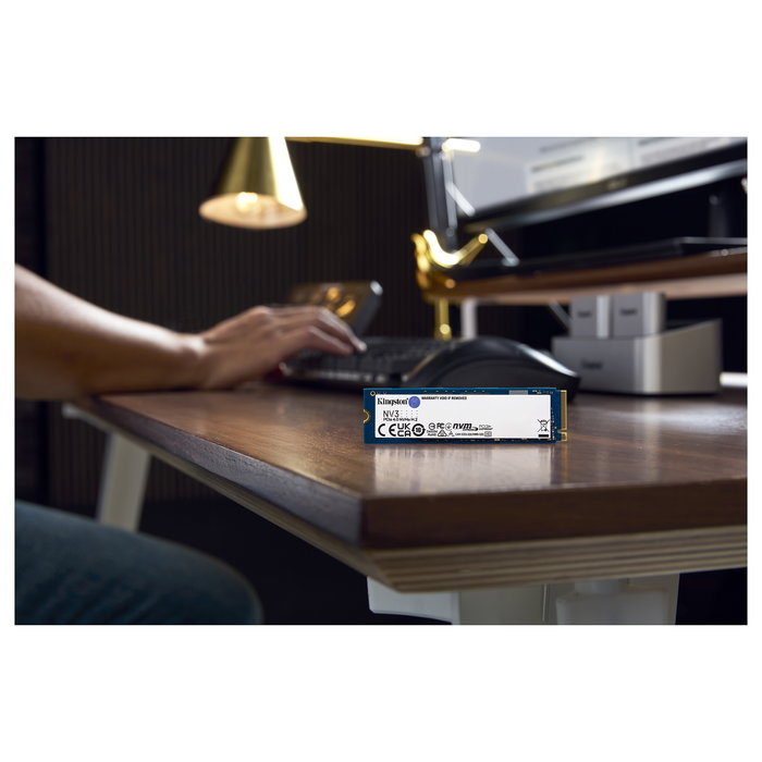 Kingston NV3 M.2 4TB NVMe PCIe 4.0 x4 SSD 6000 MB/s Lectura 5000 MB/s Escritura para PC y Portátil