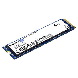 Kingston NV3 M.2 4TB NVMe PCIe 4.0 x4 SSD 6000 MB/s Lectura 5000 MB/s Escritura para PC y Portátil