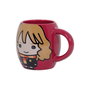 Taza Oval Hermione Chibi Harry Potter Marrón