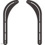 Neomounts NS-SB100 Soporte para Barra de Sonido, Máx. 15kg, VESA 200x100-600x400, Instalación en Pantalla, Negro