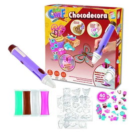 Cefa Chef Juego Chocodecora con Bolígrafo para Decorar y Moldear Dulces, Edad 6+ años