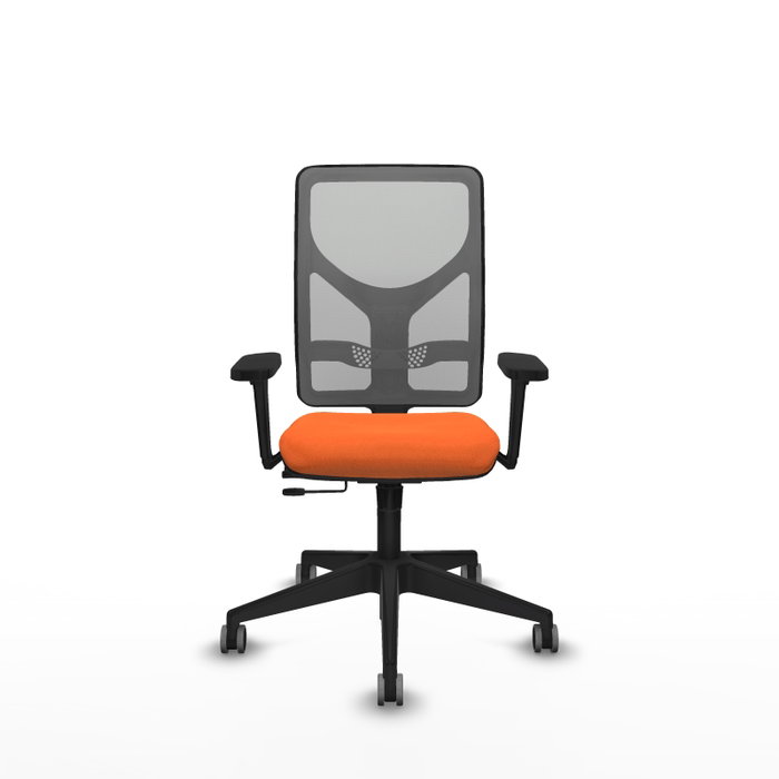 PIQUERAS Y CRESPO Silla de oficina Motilla con mecanismo Sincro/Traslack, Naranja y Gris PIQUERAS Y CRESPO Silla de oficina Motilla con mecanismo Sincro/Traslack, Naranja y Gris