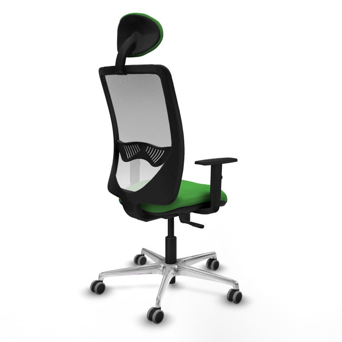 PIQUERAS Y CRESPO Silla de oficina Zulema Verde y Blanco con Mecanismo Sincro PIQUERAS Y CRESPO Silla de oficina Zulema Verde y Blanco con Mecanismo Sincro