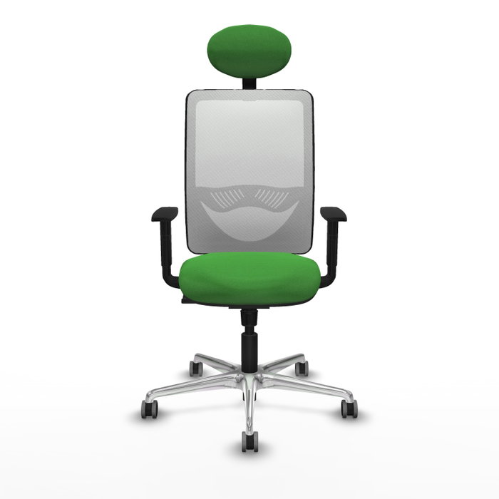 PIQUERAS Y CRESPO Silla de oficina Zulema Verde y Blanco con Mecanismo Sincro PIQUERAS Y CRESPO Silla de oficina Zulema Verde y Blanco con Mecanismo Sincro