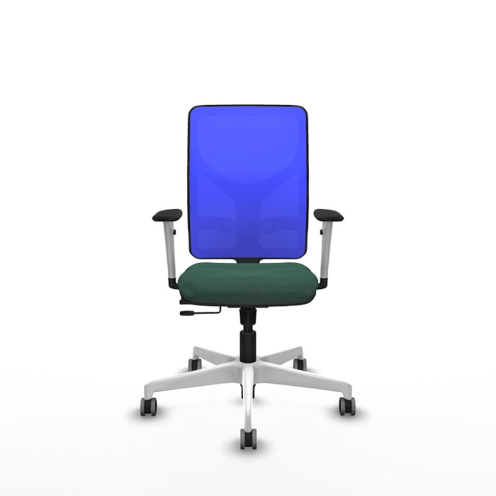 PIQUERAS Y CRESPO Silla de oficina Motilla con mecanismo Sincro/Traslack, Verde botella y Azul PIQUERAS Y CRESPO Silla de oficina Motilla con mecanismo Sincro/Traslack, Verde botella y Azul