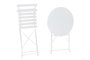 DKD Home Decor Mesa Terraza Y Jardin Blanco 60x60x71 cm Set de 3 Piezas