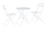 DKD Home Decor Mesa Terraza Y Jardin Blanco 60x60x71 cm Set de 3 Piezas