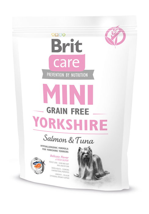 Brit Care Grain Free Mini Yorkshire Perro Adulto Con Salmón Y Atún 400g Brit Care Grain Free Mini Yorkshire Perro Adulto Con Salmón Y Atún 400g
