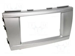 ACV Bastidor de montaje de radio para Toyota 2 DIN, Plata