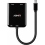 Lindy 38432 Hub Mini DisplayPort a 2 Puertos HDMI 4K Ultra HD Negro