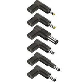 NGS Pack 6 Clavijas para Portátil HP USB Tipo-C Modelo BUD-H - Conectores de Recarga DC para Portátil HP (4.0x1.7mm, 4.8x1.7mm, 7.4x5.0mm, 4.5x3.0mm)