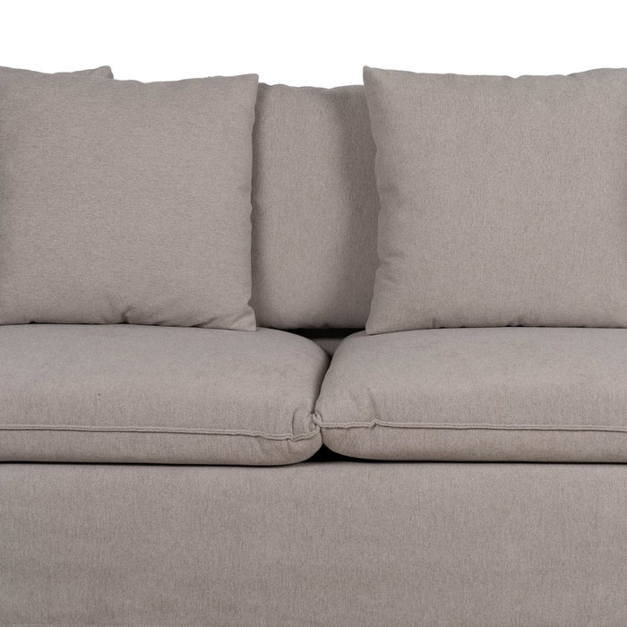 Sofá Taupe Tejido Salón 197 X 91 X 78 cm