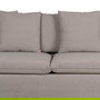 Sofá Taupe Tejido Salón 197 X 91 X 78 cm