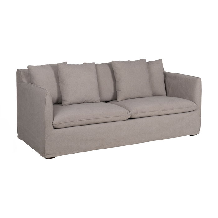 Sofá Taupe Tejido Salón 197 X 91 X 78 cm