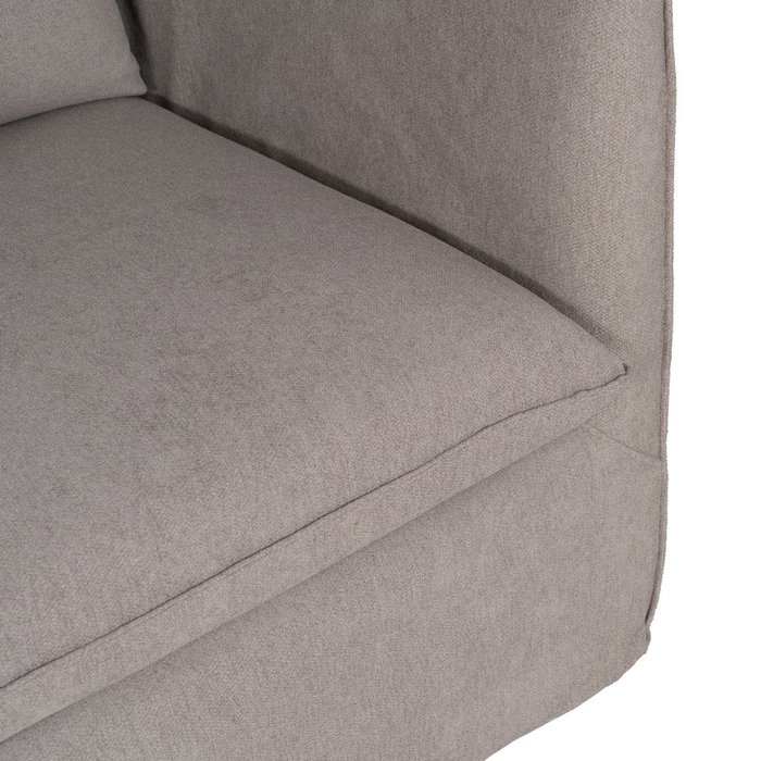 Sofá Taupe Tejido Salón 197 X 91 X 78 cm