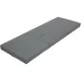 Samba Tumbona plegable multiposición - Espuma y tela - Gris oscuro - 190 x 70 x 9 cm