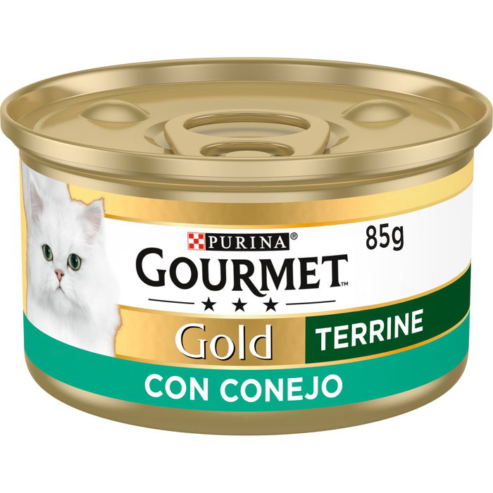 Gourmet Gold Conejo Caza Comida Húmeda para Gatos 24 latas x 85gr