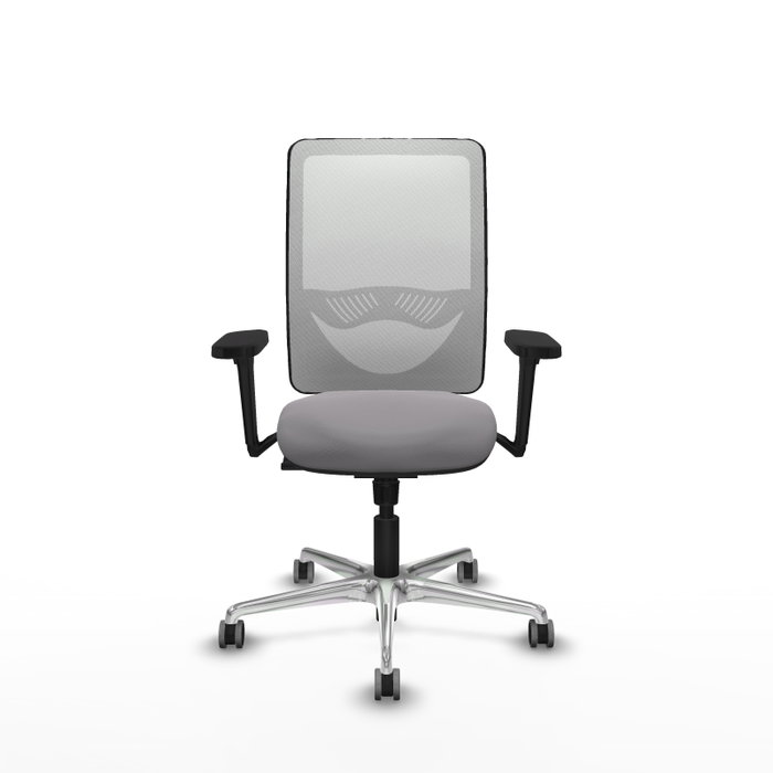 PIQUERAS Y CRESPO Silla de oficina Zulema con mecanismo Sincro, Gris y Blanco PIQUERAS Y CRESPO Silla de oficina Zulema con mecanismo Sincro, Gris y Blanco