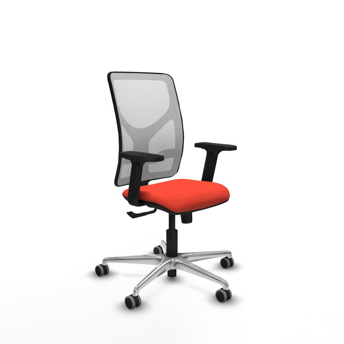PIQUERAS Y CRESPO Silla de oficina Motilla Naranja oscuro y Blanco PIQUERAS Y CRESPO Silla de oficina Motilla Naranja oscuro y Blanco