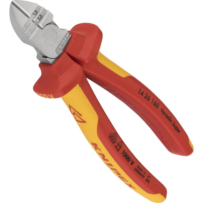 Knipex Tijeras de corte diagonal con aislamiento