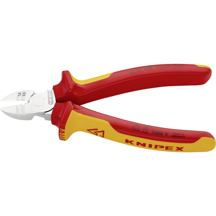 Knipex Tijeras de corte diagonal con aislamiento