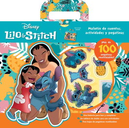 Disney Libros, Lilo & Stitch - Maletín de cuentos, actividades y pegatinas