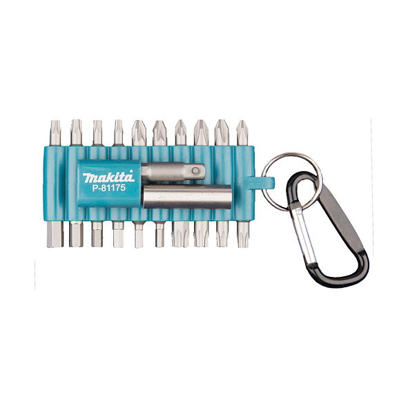 Makita P-81175 Bit-Box Caja de 22 Piezas con Puntas Cruzar, Plano, Phillips, Pozidriv, Torx Makita P-81175 Bit-Box Caja de 22 Piezas con Puntas Cruzar, Plano, Phillips, Pozidriv, Torx