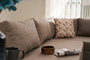 Atelier Del Sofa Aly Arzilla Left - Sofá Cama Esquinero Marrón 280x210x83 cm, Tamaño Cama 150x190 cm