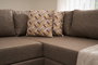 Atelier Del Sofa Aly Arzilla Left - Sofá Cama Esquinero Marrón 280x210x83 cm, Tamaño Cama 150x190 cm
