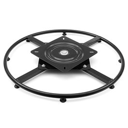 Q&Q Bastidor Plato Giratorio Retorno Automático 250X250 Negro D600Mm Acero