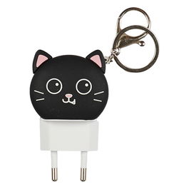 The Concept Factory Adaptador Tipo C Gato Kawaii Plástico