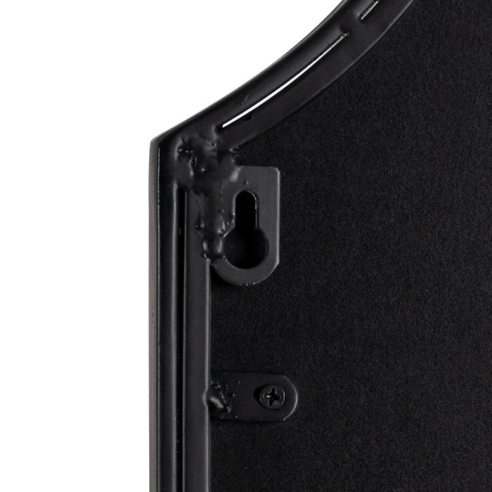 Espejo Negro Metal-Cristal Decoración 80 X 2 X 180 cm Espejo Negro Metal-Cristal Decoración 80 X 2 X 180 cm