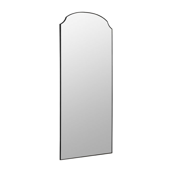 Espejo Negro Metal-Cristal Decoración 80 X 2 X 180 cm Espejo Negro Metal-Cristal Decoración 80 X 2 X 180 cm