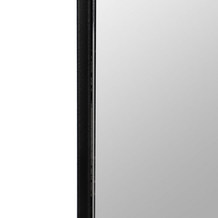 Espejo Negro Metal-Cristal Decoración 80 X 2 X 180 cm Espejo Negro Metal-Cristal Decoración 80 X 2 X 180 cm