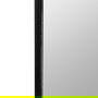 Espejo Negro Metal-Cristal Decoración 80 X 2 X 180 cm