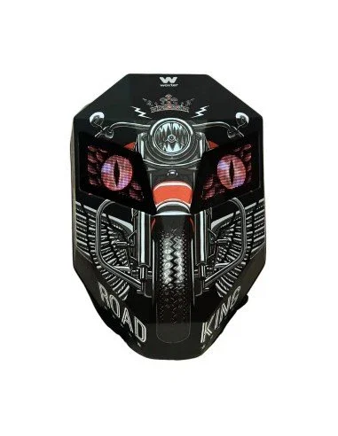 Woxter AC26 012 Mochila LED Knight Bike 20L Negro con Pantalla Personalizable por App, Impermeable, Compartimento para Casco y Portátil para Ciclistas