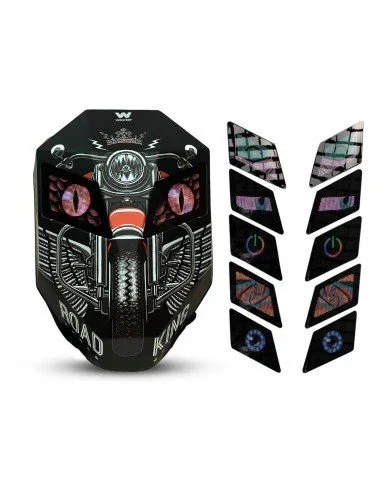 Woxter AC26 012 Mochila LED Knight Bike 20L Negro con Pantalla Personalizable por App, Impermeable, Compartimento para Casco y Portátil para Ciclistas