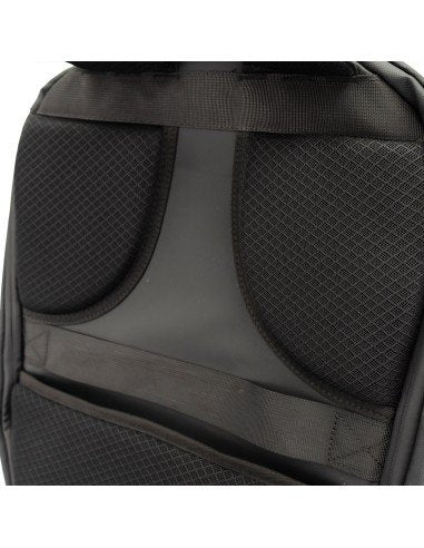 Woxter AC26 012 Mochila LED Knight Bike 20L Negro con Pantalla Personalizable por App, Impermeable, Compartimento para Casco y Portátil para Ciclistas