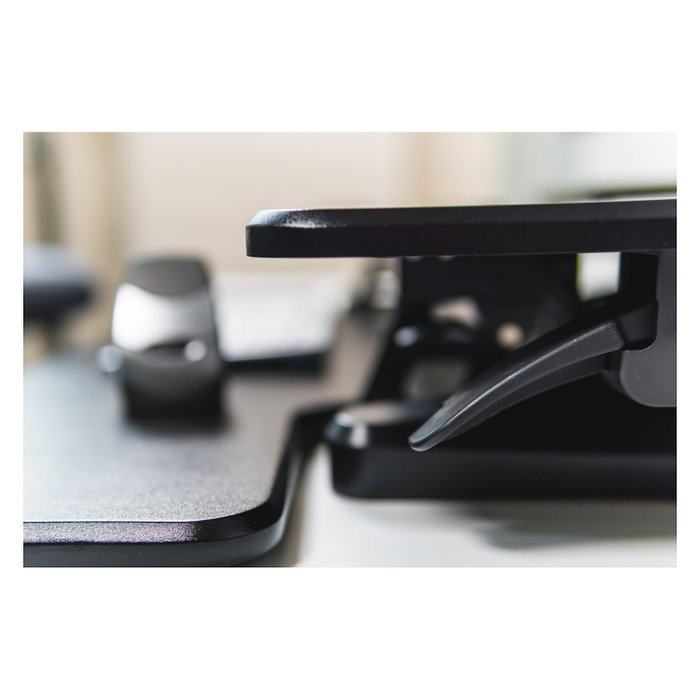 BakkerElkhuizen Sitz-Steh-Schreibtischaufsatz Desk Riser 2 ajustable Negro 15 kg