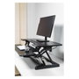 BakkerElkhuizen Sitz-Steh-Schreibtischaufsatz Desk Riser 2 ajustable Negro 15 kg