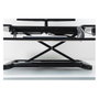 BakkerElkhuizen Sitz-Steh-Schreibtischaufsatz Desk Riser 2 ajustable Negro 15 kg