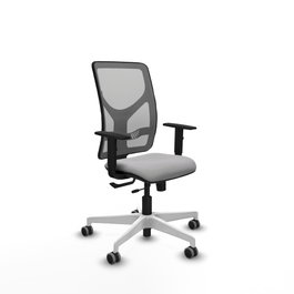 PIQUERAS Y CRESPO Silla de oficina Motilla Gris con mecanismo Sincro/Traslack