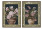 DKD Home Decor Cuadro Cristal Abeto 50x2,5x70 Florero Surtido de 2 Unidades