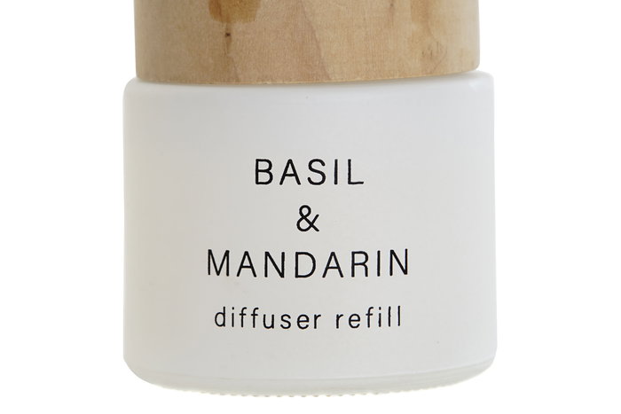 DKD Home Decor Ambientador Blanco Verde Cristal Madera 7 x 8 x 7 cm