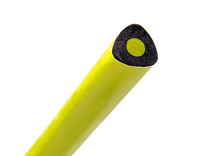 Liderpapel Lápices Fluorescente Jumbo Neón Amarillo Triangular Mina Resistente