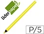 Liderpapel Lápices Fluorescente Jumbo Neón Amarillo Triangular Mina Resistente