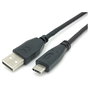 Equip Cable USB 2.0 de USB-A a USB-C de 2m Negro