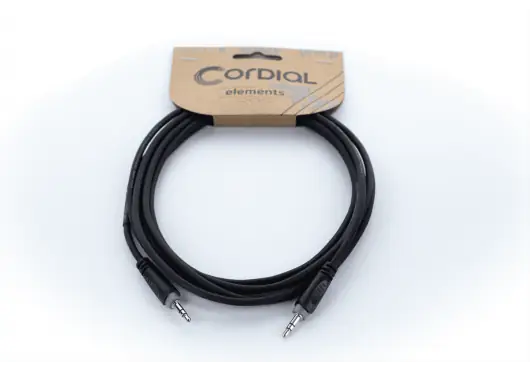 CORDIAL Cable de audio minijack estéreo de 3 m