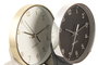 DKD Home Decor Set de 2 Relojes de Sobremesa PVC Blanco y Negro